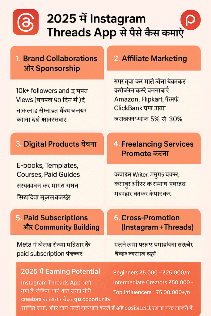 How to Earn Money from Instagram Threads App in 2025?